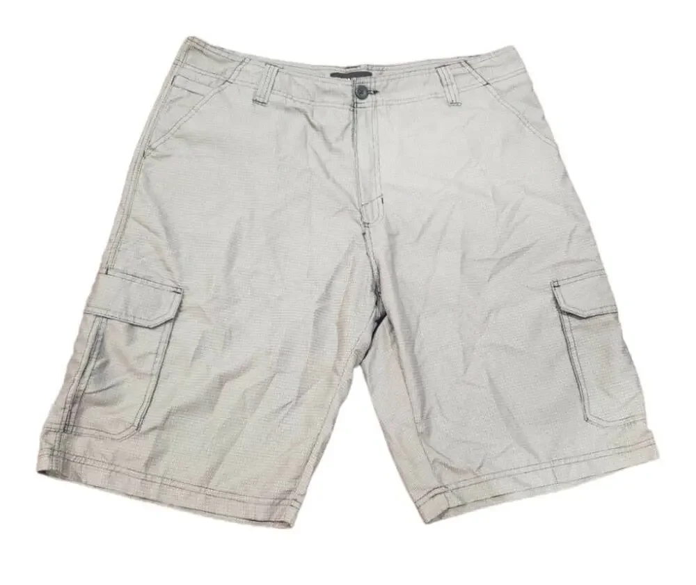 Burnside Gray Cargo Light Weight Shorts | Size 36